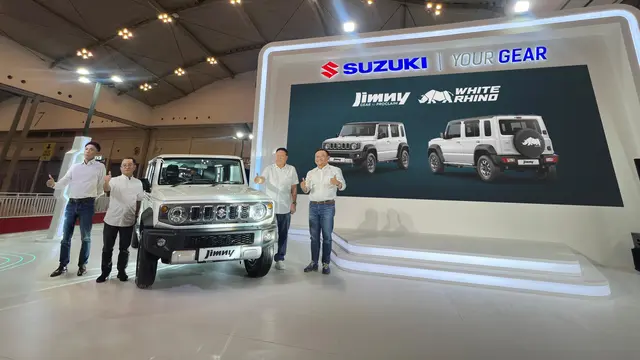 Suzuki Jimny White Rhino Gebrak GJAW 2024, Harga Rp 400 Jutaan